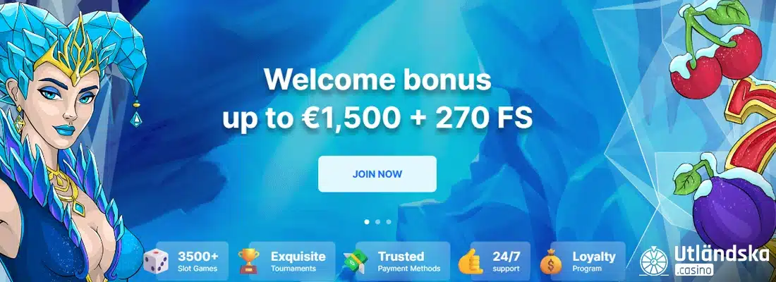 VĂ€lkomstbonus hos ICE
