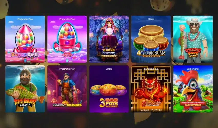 Bull casino spelutbud. Pragmatic play Sugar rush, Pragmatic Play Sugar rush Super scatter, Pragmatic Play Madame Destiny Megaways, 30oaks, 4 wolf drums hold and win, Pragmatic Play, Bigger bass splash, Pragmatic Play, Big Bass Bonanza, Pragmatic Play, Rolling in Treasures, 30oaks, 3 China Pots hold and win, Penguin King, 8 on fire jackpot, €1,629.02, Spinomenal, Rooster mayhem farm outbreak.