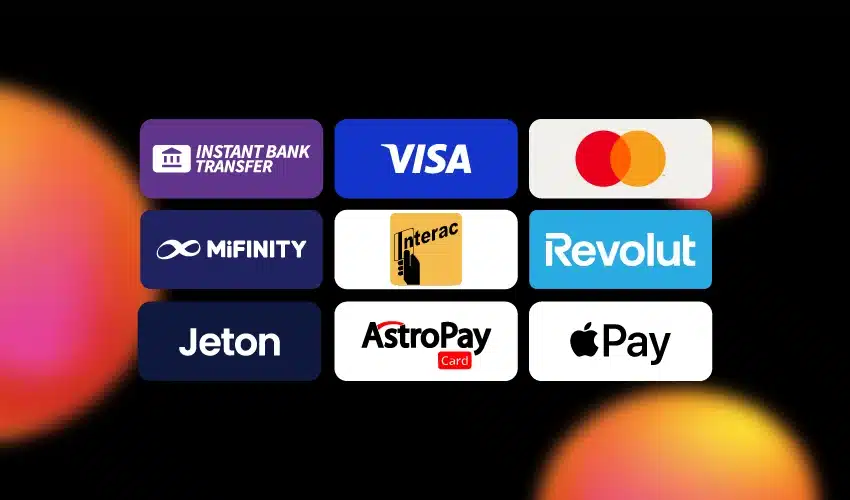 Winsly casino betalningsmetoder. Instant Bank transfer, visa, Mifinity, Interac, Revolut, Jeton, Astropay card, Apple pay. 