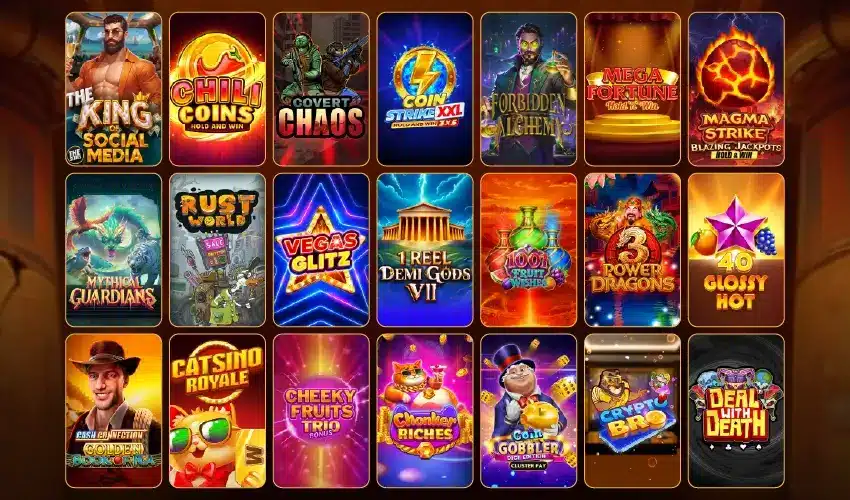 Horus casino spelutbud. The King of social media, Chili coins Hold and win, Covert chaos, Coin Strike XXL hold and win, Forbidden Alchemy, Mega Fortune Hold & Win, Magma Strike Blazing Jackpots Hold & win, Mythical Guardians, Rust world, Vegas Glitz, 1 Reel Demi Gods VII, 1001 Fruit Wishes, 3 Power Dragon, 40 glossy hot, Cash connection, Golden Book of Ra, Catsino Royale, Cheeky Fruity Trio Bonus, Chonker Riches, Coin Goggler, Crypto Bro, Deal with death