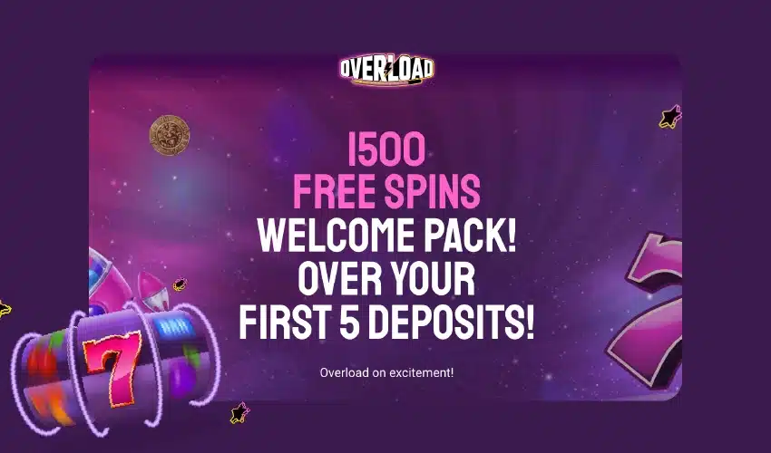 Overload casino välkomstbonusar. Overload 1500 free spins welcome pack! Over your first 5 deposits! Overload on excitment!